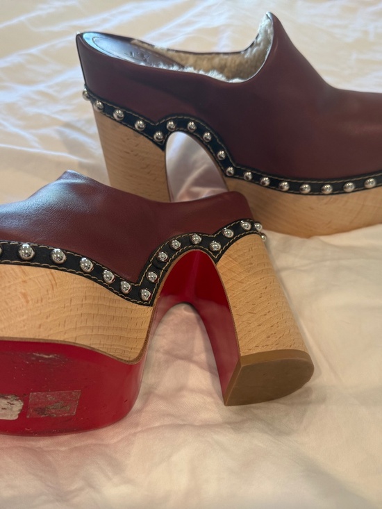 Christian Louboutin Shoes - Christian Louboutin Leather Mules